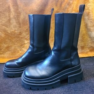 Zara Chunky Platform Boots